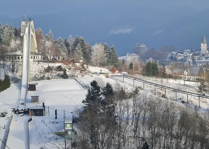 Pistenblume - Skipiste, Stadtzentrum Apartamento Winterberg