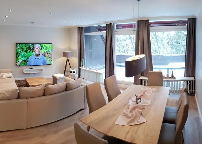 Pistenblume - Skipiste, Stadtzentrum Apartamento Winterberg